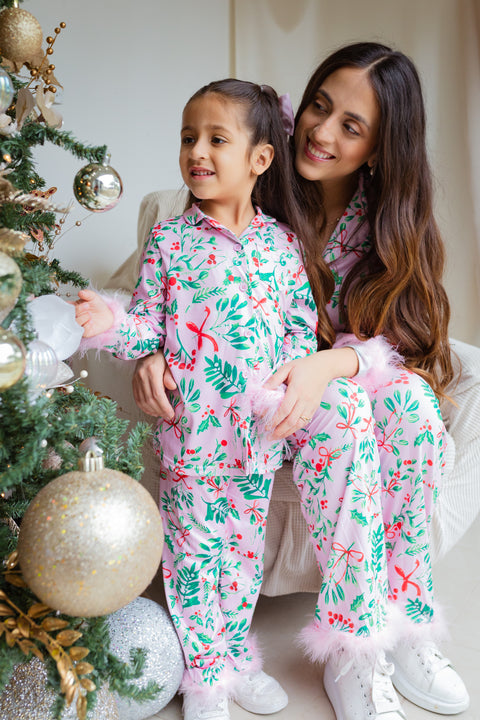Toddler Mistletoe Pajamas