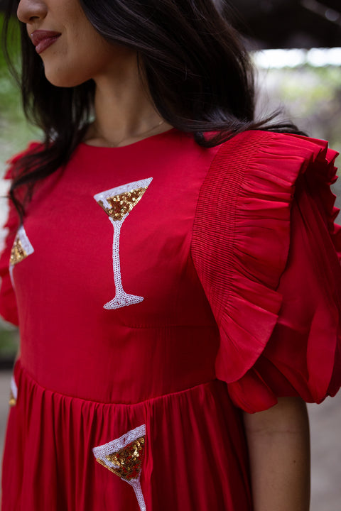 Carol Puff Sleeve Dress