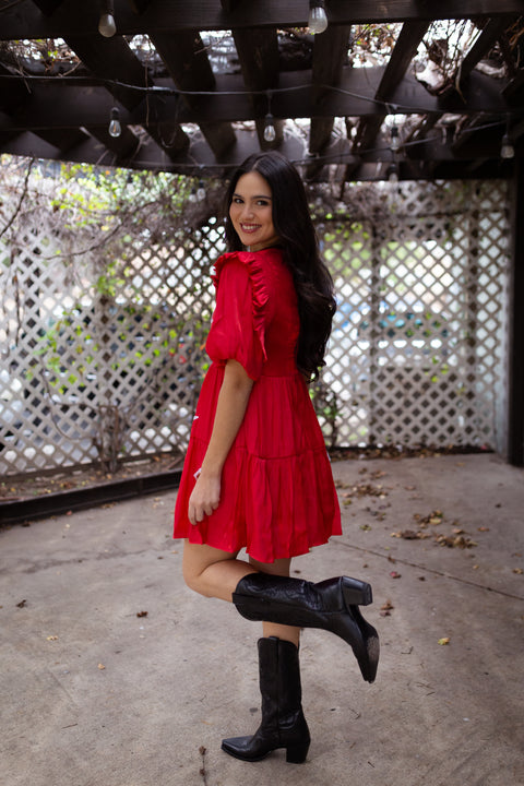 Carol Puff Sleeve Dress