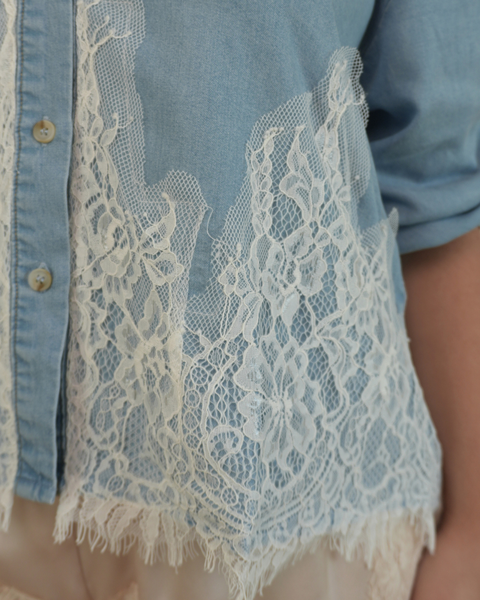 Darling Denim Top