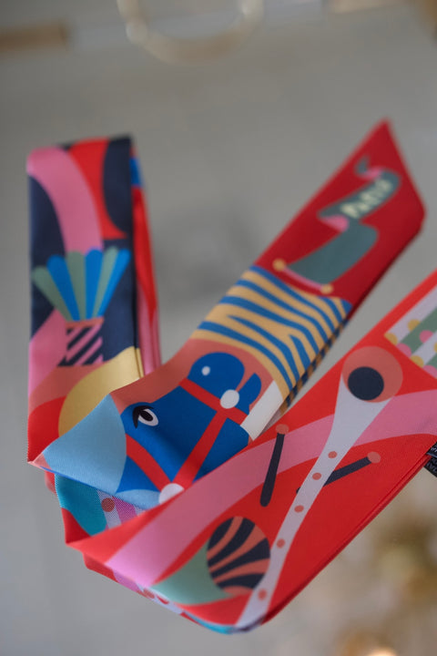 Abstract Bag Scarf