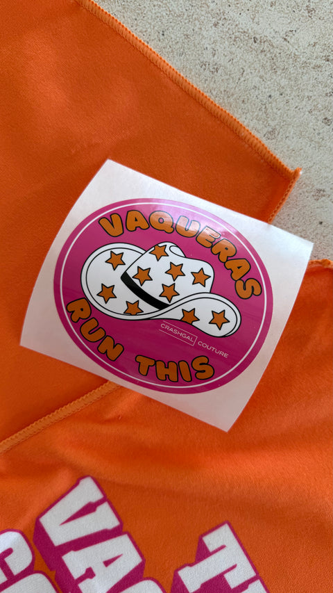 "Vaquera's Run This" Sticker