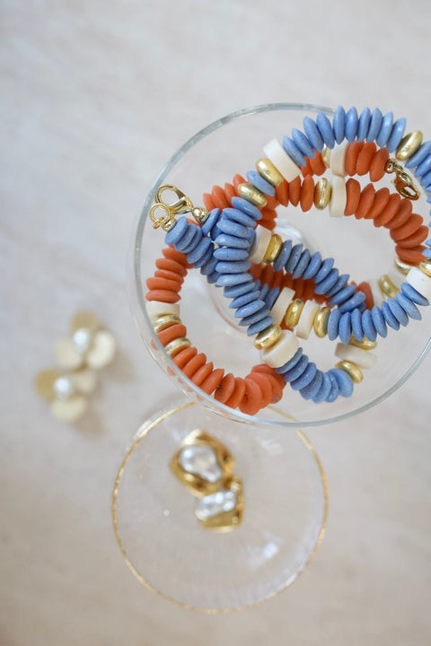 Light Blue Capri Necklace