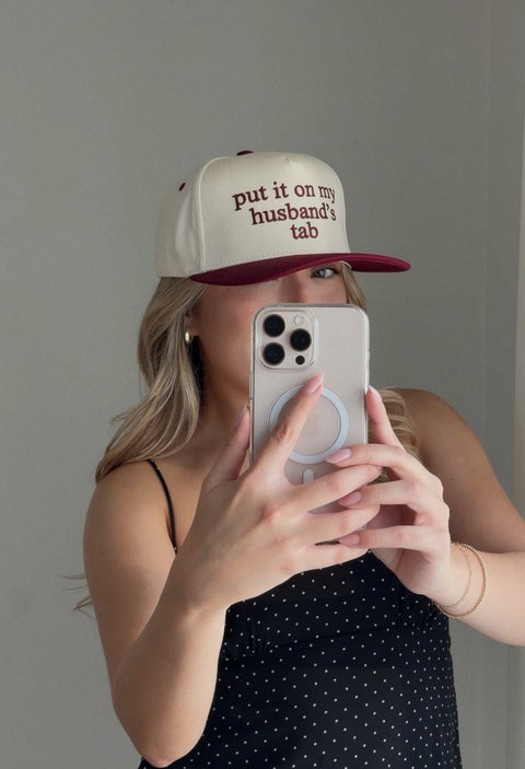 Husbands Tab Trucker Hat