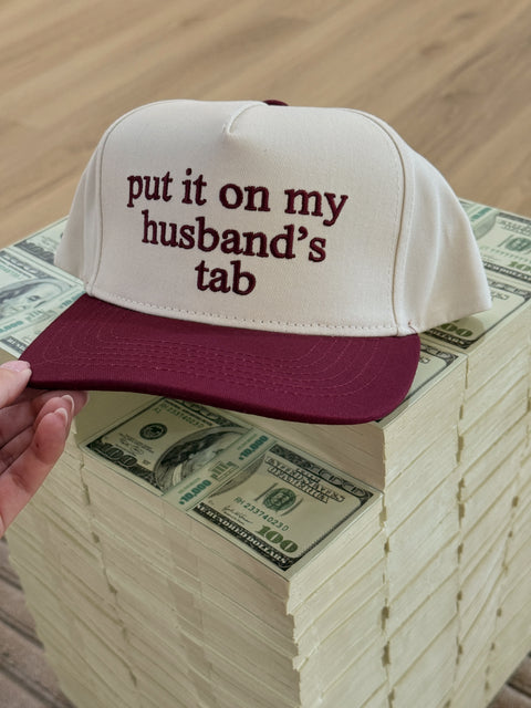 Husbands Tab Trucker Hat